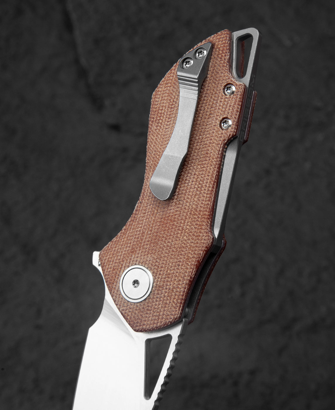 Bestech Riverstone BL03E 154CM Blade Micarta Handle Liner Lock Folding Knife