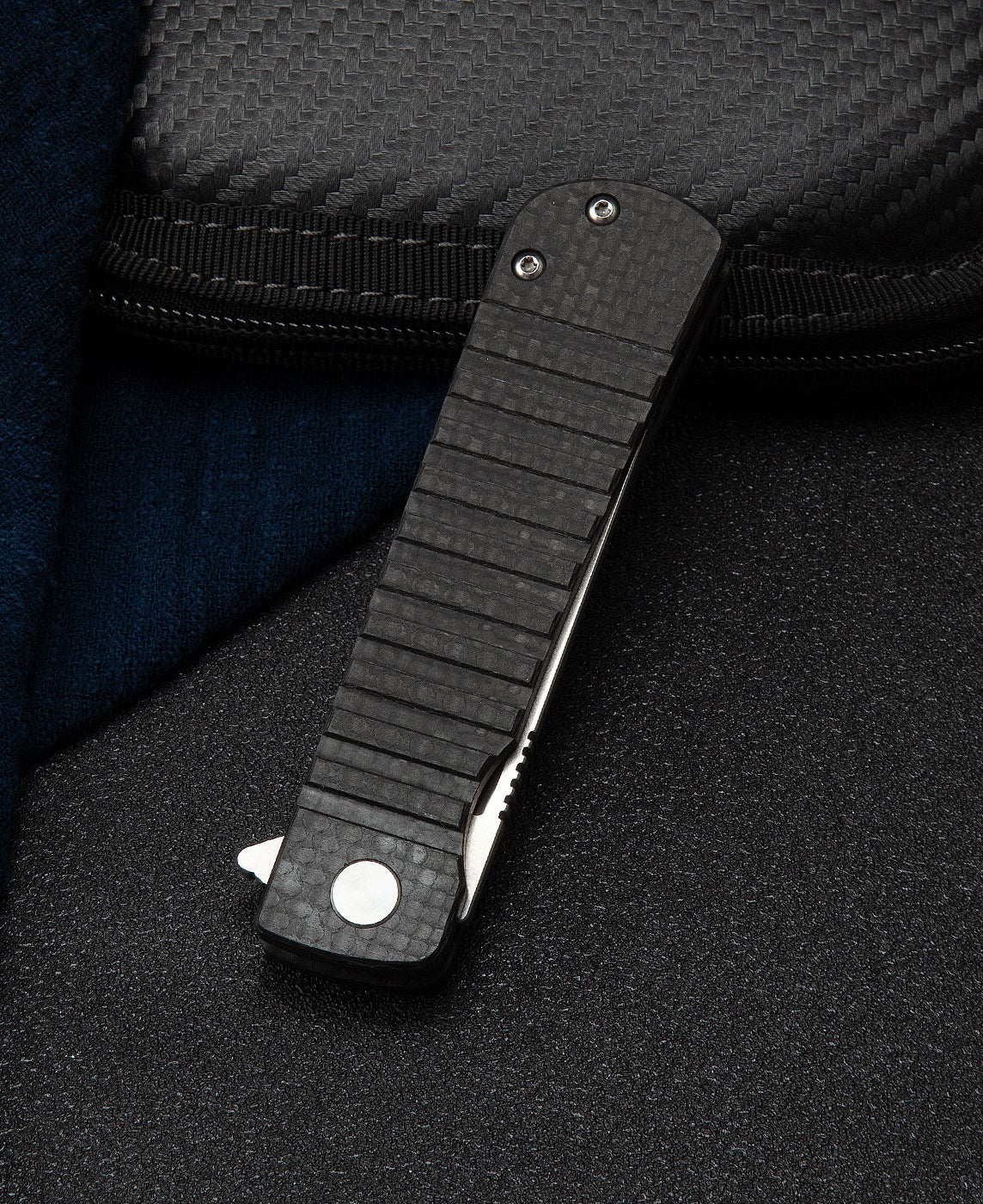 Bestech Titan BL04A 154CM Blade Carbon Fiber Handle Liner Lock Folding Knife