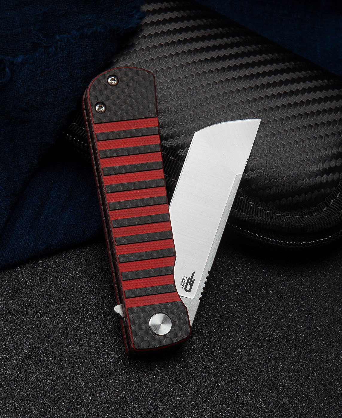 Bestech Titan BL04D 154CM Blade Carbon Fiber and G10 Handle Liner Lock Folding Knife