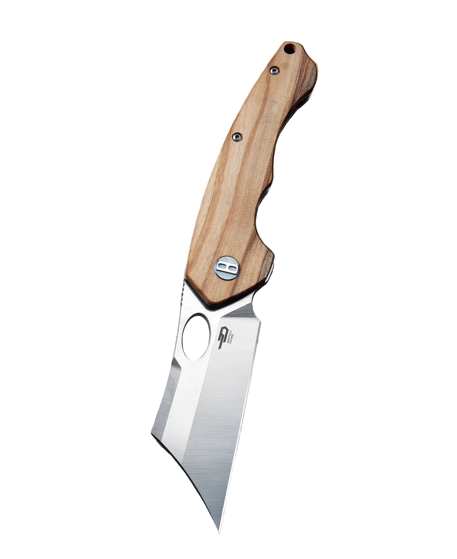 Bestech Skirmish BL06B 154CM Blade Olivewood Handle Liner Lock Folding Knife