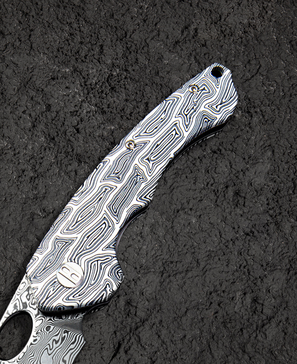 Bestech Skirmish BL07A Damascus Blade G10 Handle Liner Lock Folding Knife