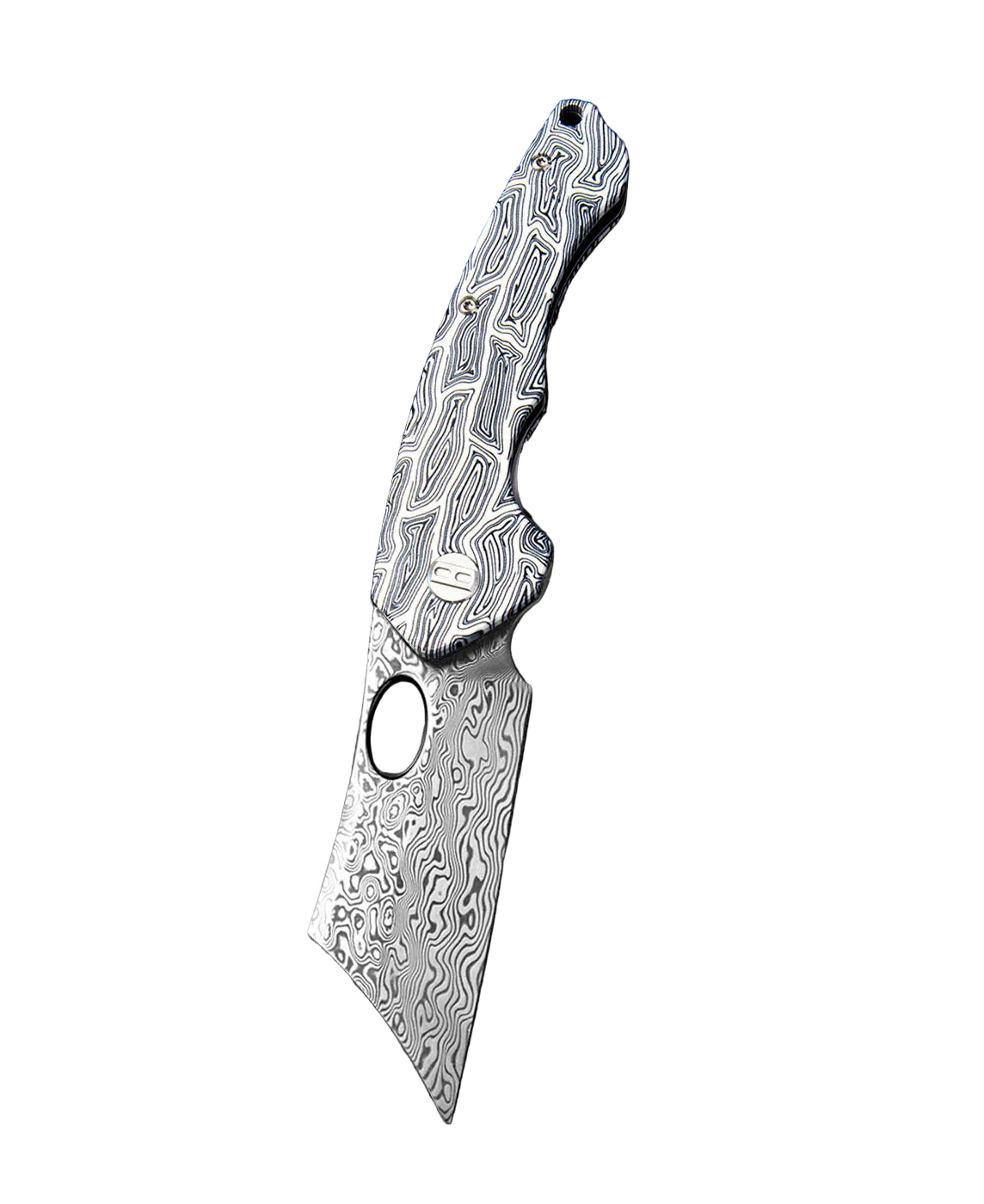 Bestech Skirmish BL07A Damascus Blade G10 Handle Liner Lock Folding Knife