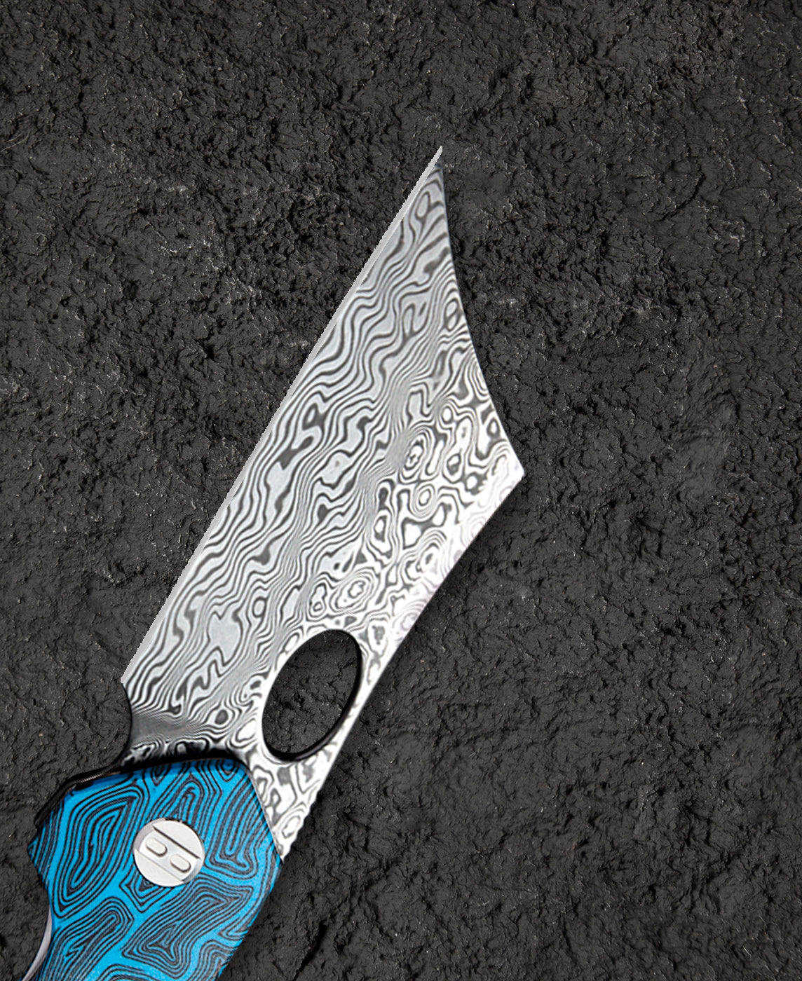 Bestech Skirmish BL07B Damascus Blade G10 Handle Liner Lock Folding Knife