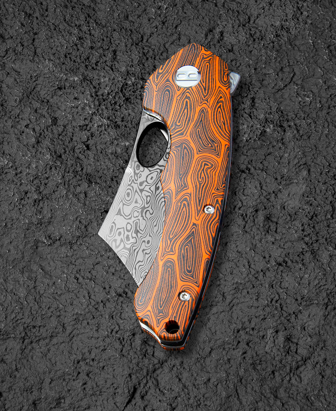 Bestech Skirmish BL07D Damascus Blade G10 Handle Liner Lock Folding Knife