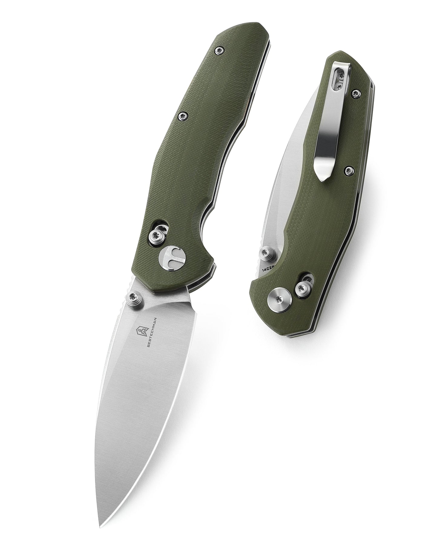Bestechman Ronan BMK02B 14C28N Blade G10 Handle Crossbar Lock Folding Knife