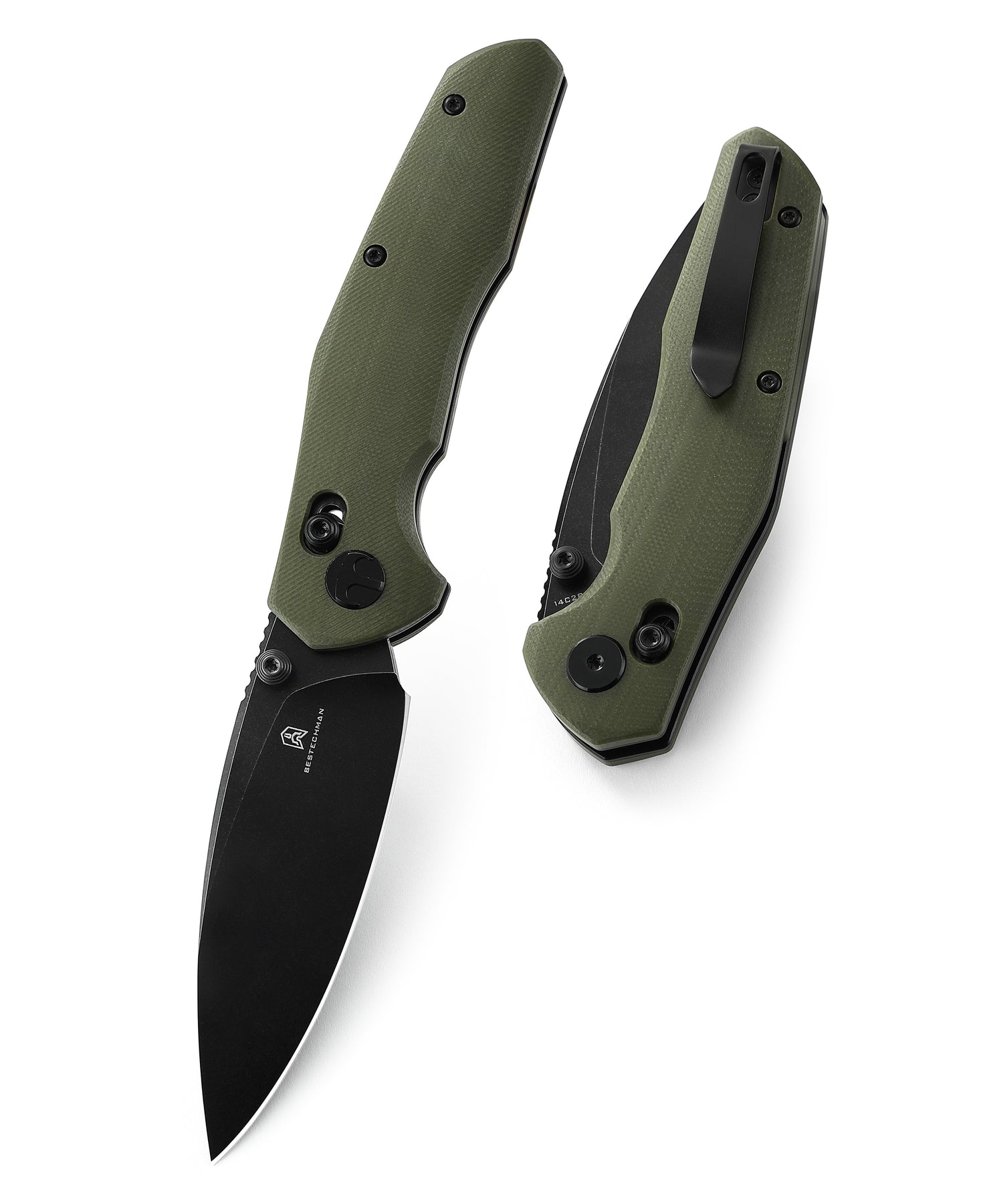 Bestechman Ronan BMK02G 14C28N Blade G10 Handle Crossbar Lock Folding Knife