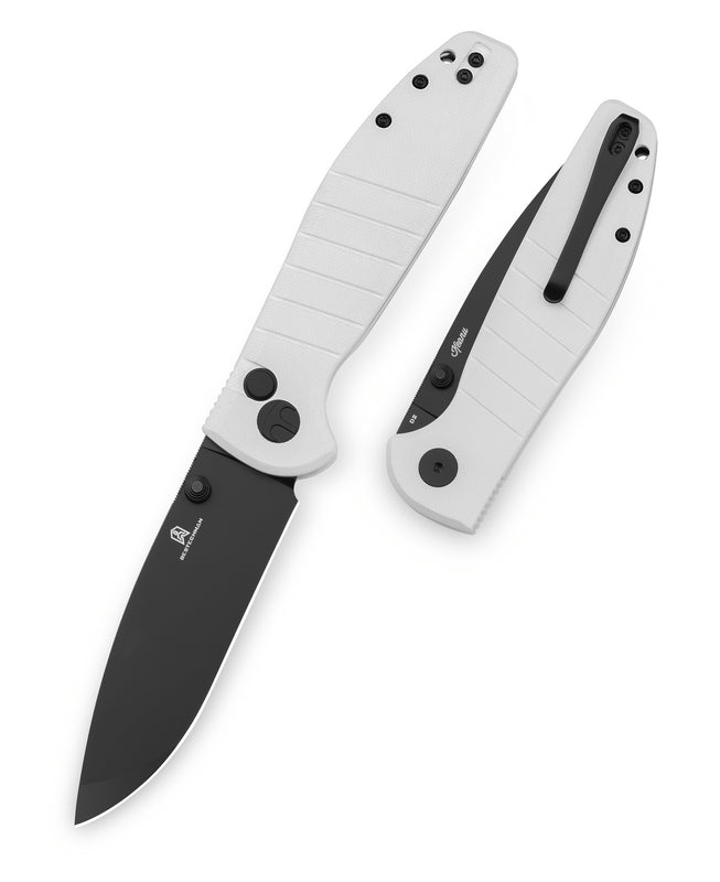 Bestechman Goodboy BMK04J D2 Steel Blade G10 Handle Button Lock Folding Knife