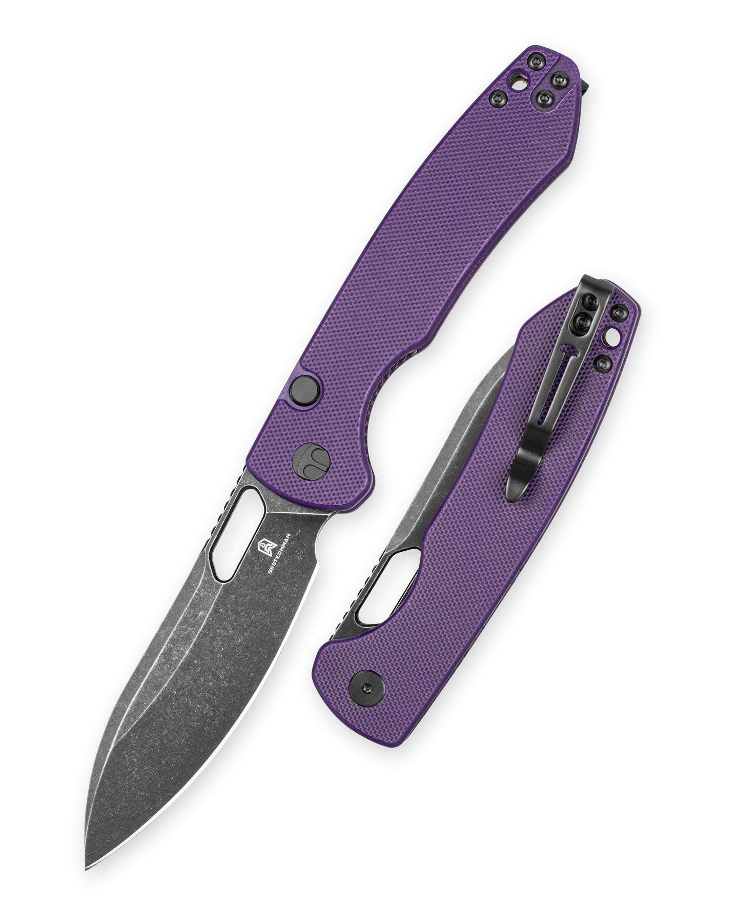 Bestechman Firebird BMK05D D2 Steel Blade G10 Handle Button Liner Lock Folding Knife
