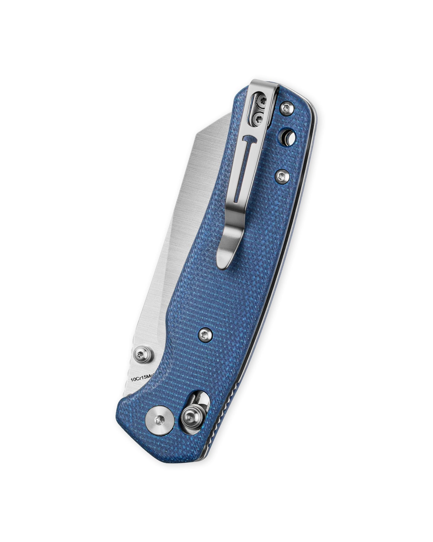 Bestechman Cicada's Wing BMK06-M-1 10Cr15MoV Blade Micarta Handle Crossbar Lock Folding Knife