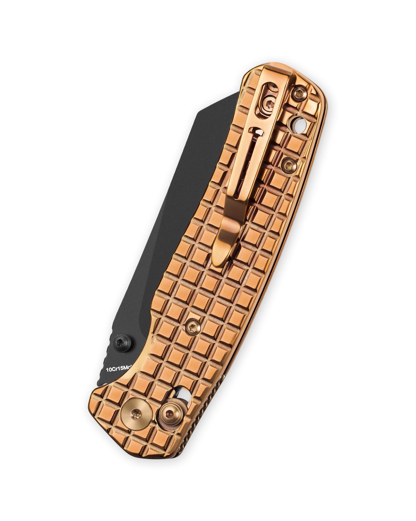 Bestechman Cicada's Wing BMK06-S-4 10Cr15MoV Blade Stainless Steel Handle Crossbar Lock Folding Knife