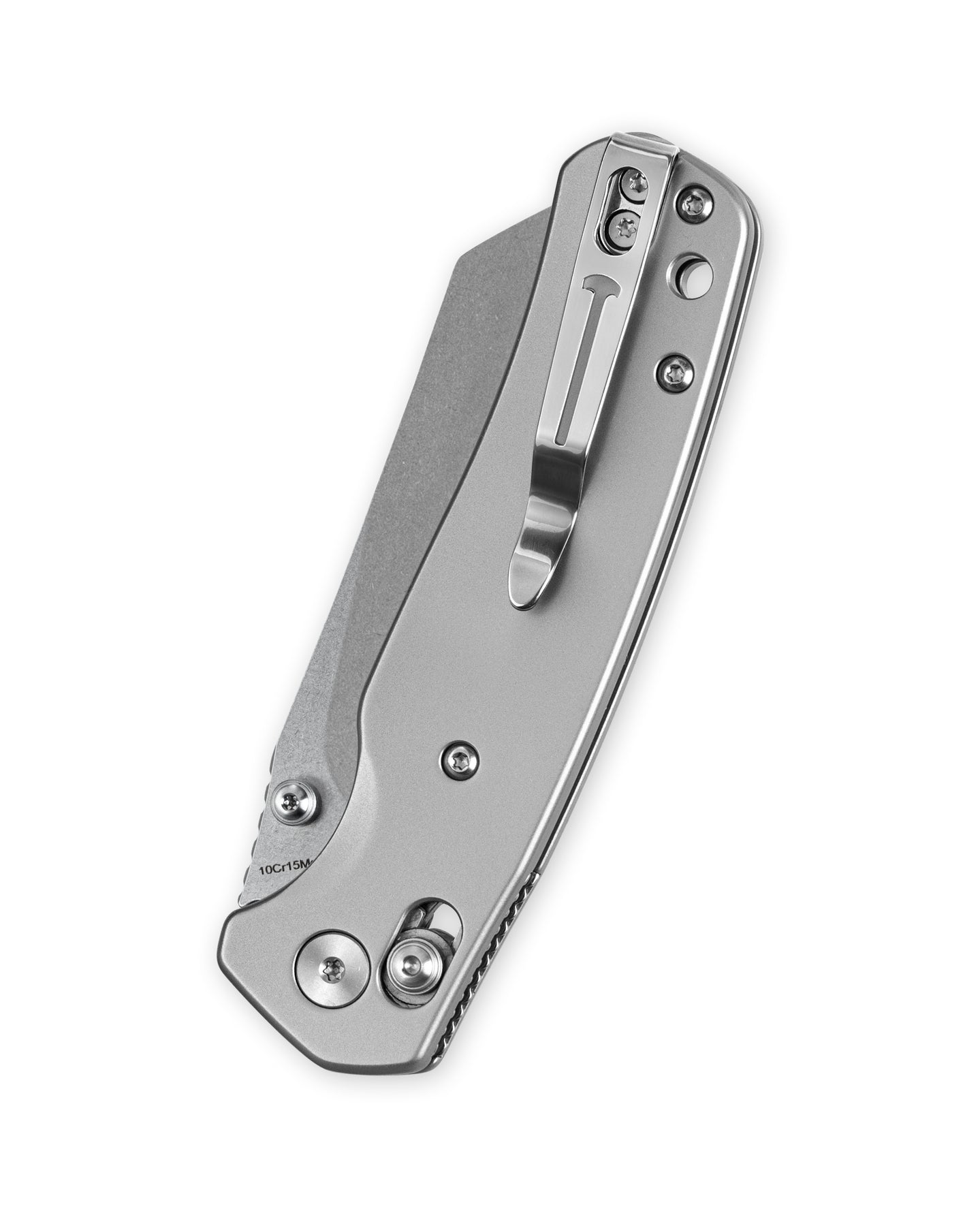 Bestechman Cicada's Wing BMK06-S-7 10Cr15MoV Blade Stainless Steel Handle Crossbar Lock Folding Knife