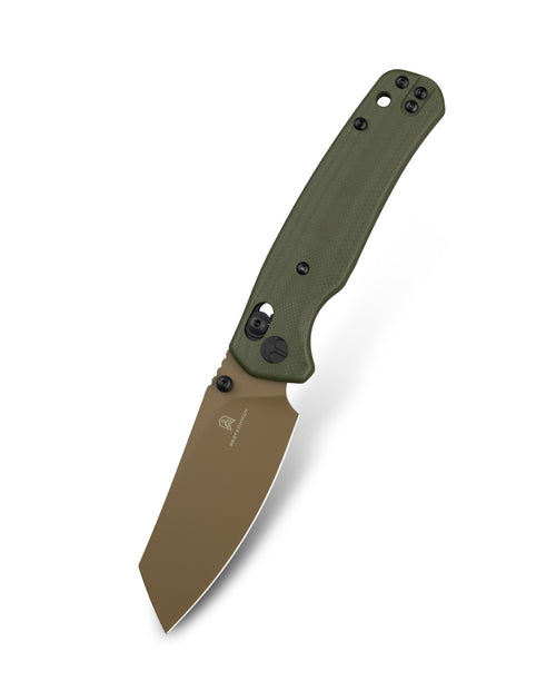 Bestechman Cicada's wing BMK06C 10Cr15MoV Blade G10 Handle Crossbar Lock Folding Knife