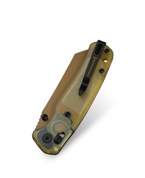 Bestechman Cicada's wing BMK06D 10Cr15MoV Blade Ultem Handle Crossbar Lock Folding Knife