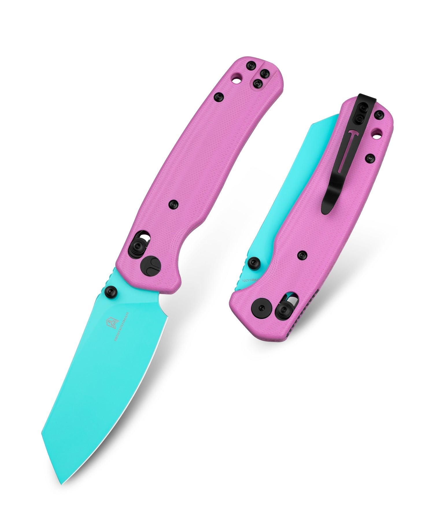 Bestechman Cicada's wing BMK06E 10Cr15MoV Blade G10 Handle Crossbar Lock Folding Knife