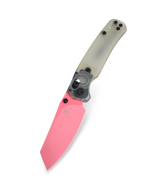 Bestechman Cicada's wing BMK06H 10Cr15MoV Blade Ultem Handle Crossbar Lock Folding Knife