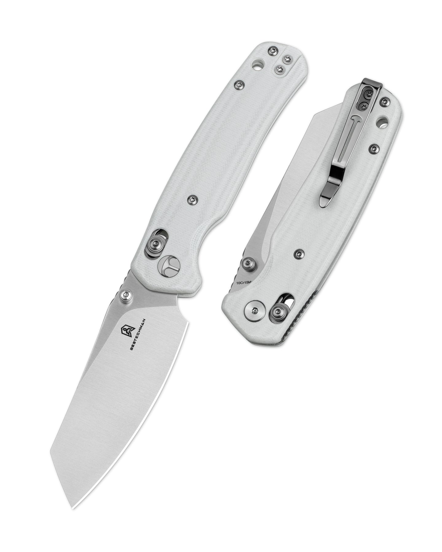 Bestechman Cicada's wing BMK06L 10Cr15MoV Blade G10 Handle Crossbar Lock Folding Knife
