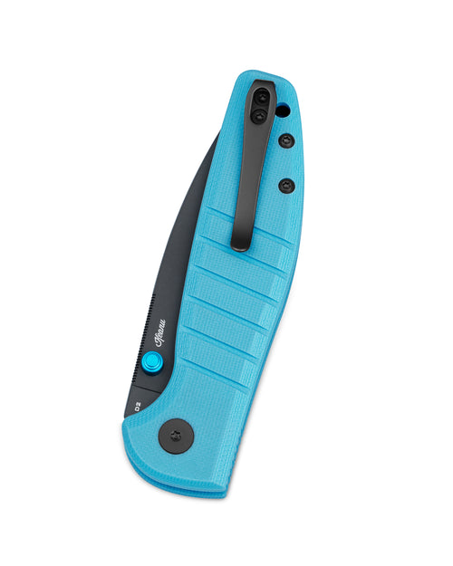 Bestechman Goodboy Jr. BMK10D D2 Blade G10 Handle Button Lock Folding Knife