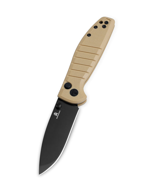 Bestechman Goodboy Jr. BMK10F D2 Blade G10 Handle Button Lock Folding Knife