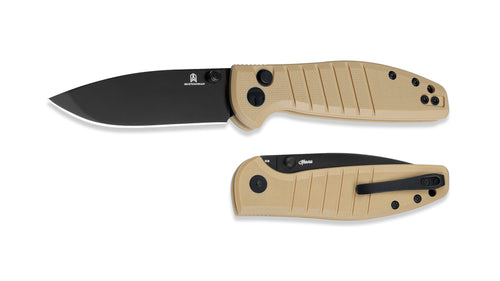 Bestechman Goodboy Jr. BMK10F D2 Blade G10 Handle Button Lock Folding Knife