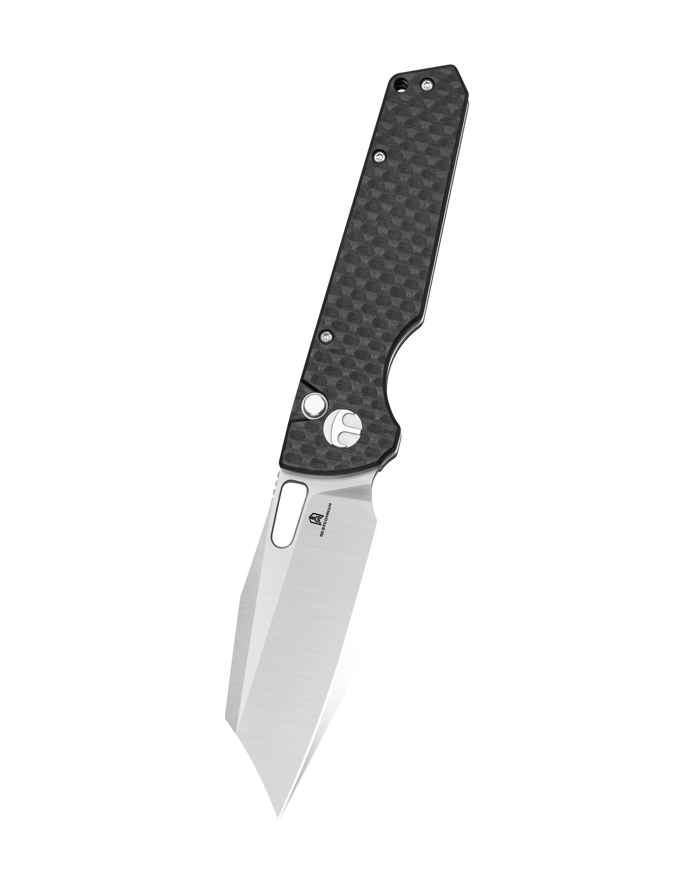 Bestechman Guardian BMK11B D2 Blade G10 Handle Button Lock Folding Knife