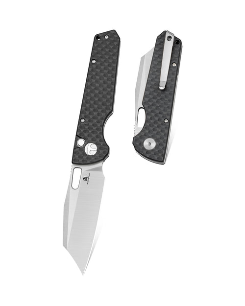Bestechman Guardian BMK11B D2 Blade G10 Handle Button Lock Folding Knife