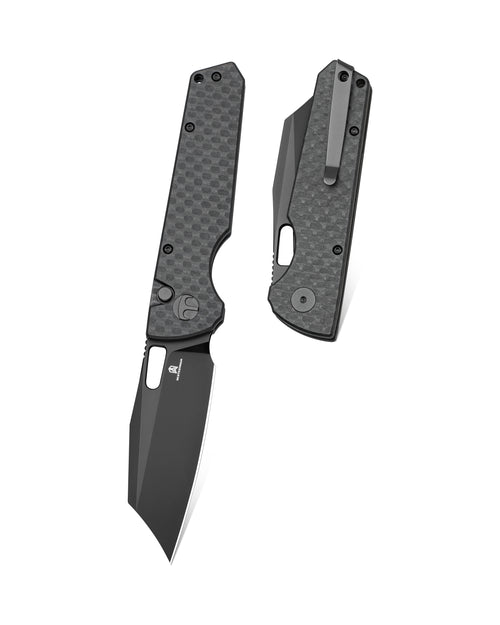 Bestechman Guardian BMK11E D2 Blade G10 Handle Button Lock Folding Knife