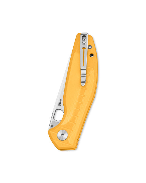 Bestechman Angry Owl BMK12A-1 D2 Blade G10 Handle Button Lock Folding Knife