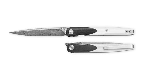 Bestechman Lanza BMK14-D-1 Damascus Blade G10 Handle Liner Lock Folding Knife