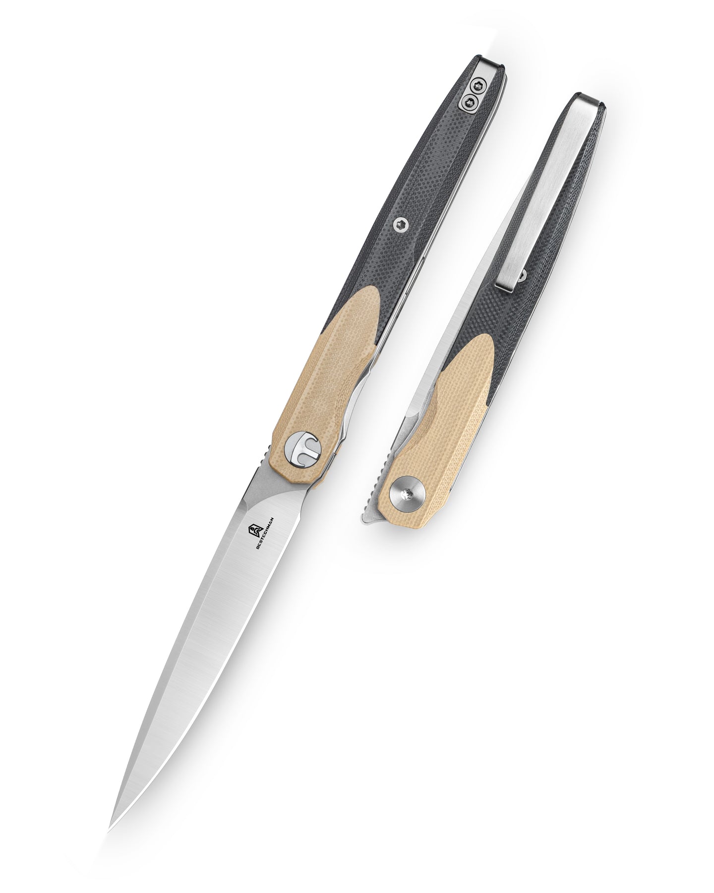 Bestechman Lanza BMK14B 14C28N Steel Blade G10 Handle Liner Lock Folding Knife