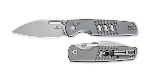 Bestechman Vector BMK15B D2 Steel Blade Aluminum Handle Button Lock Folding Knife