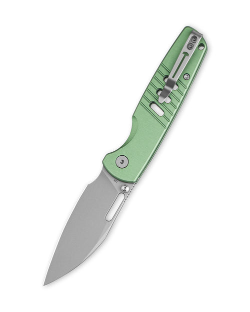 Bestechman Vector BMK15C D2 Steel Blade Aluminum Handle Button Lock Folding Knife