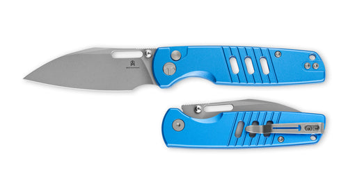 Bestechman Vector BMK15D D2 Steel Blade Aluminum Handle Button Lock Folding Knife