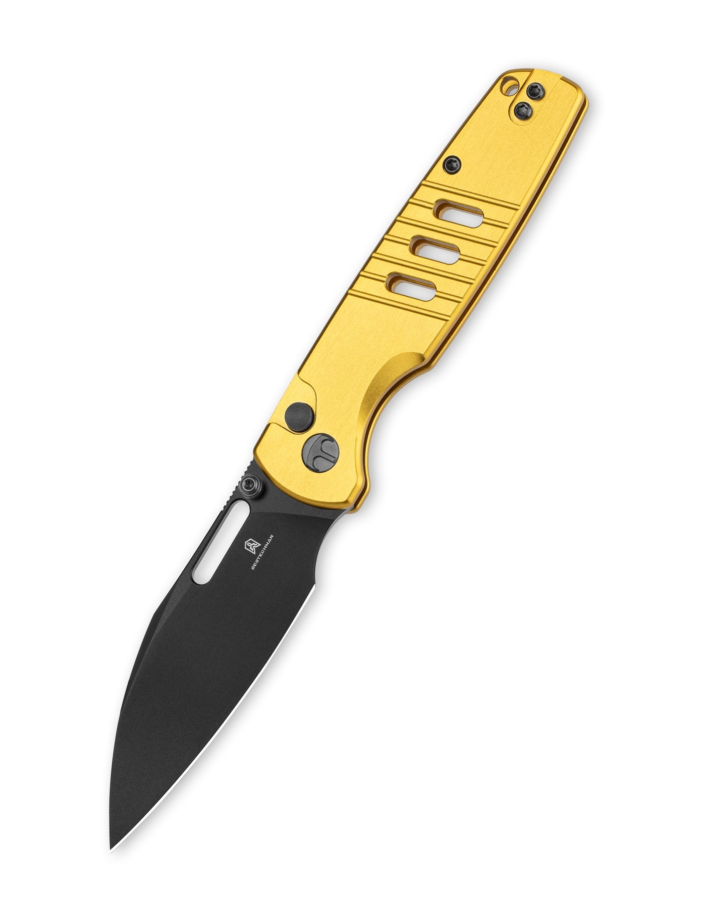 Bestechman Vector BMK15E D2 Steel Blade Aluminum Handle Button Lock Folding Knife