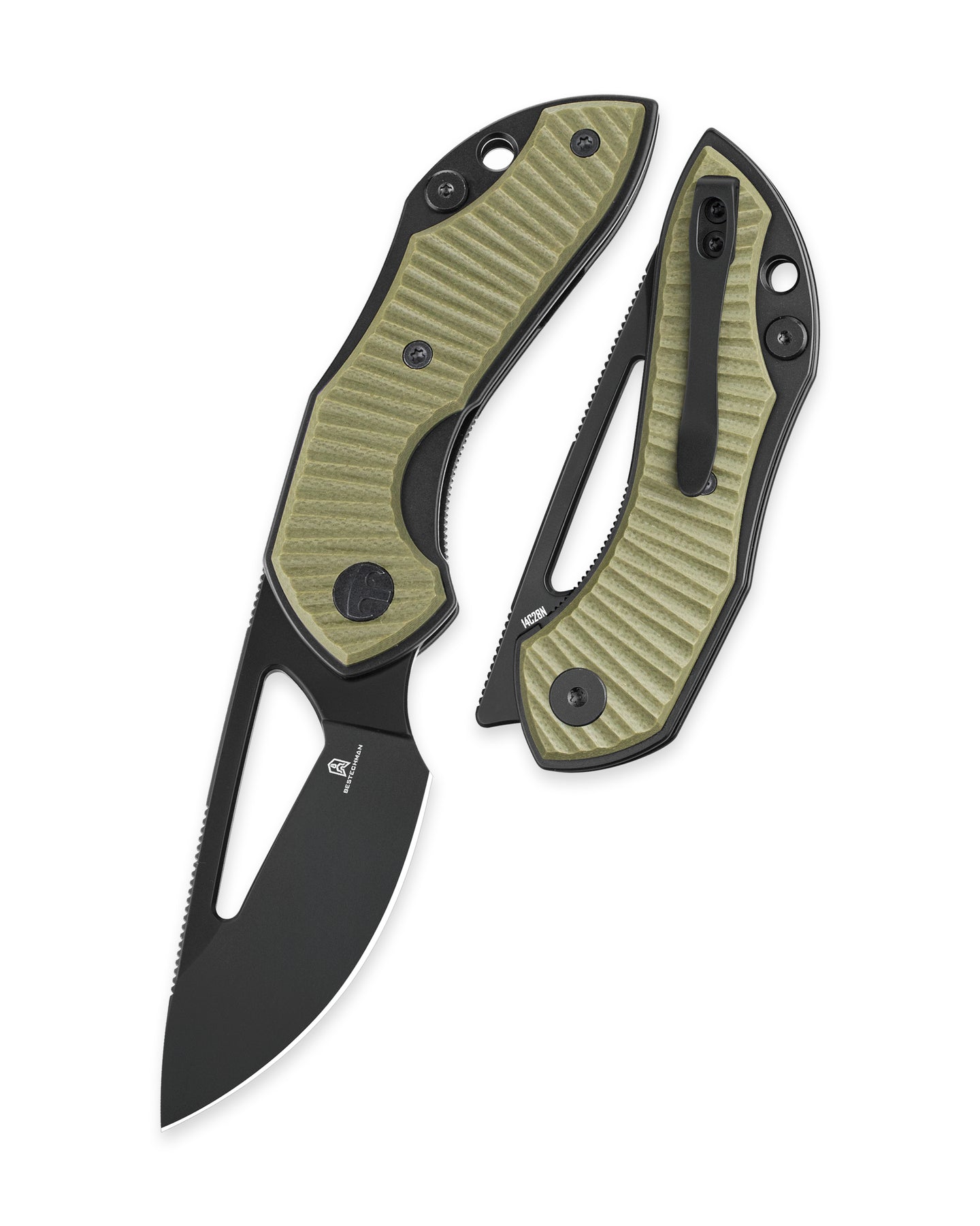 Bestechman Triassic BMK17D 14C28N Blade G10 Handle Liner Lock Folding Knife