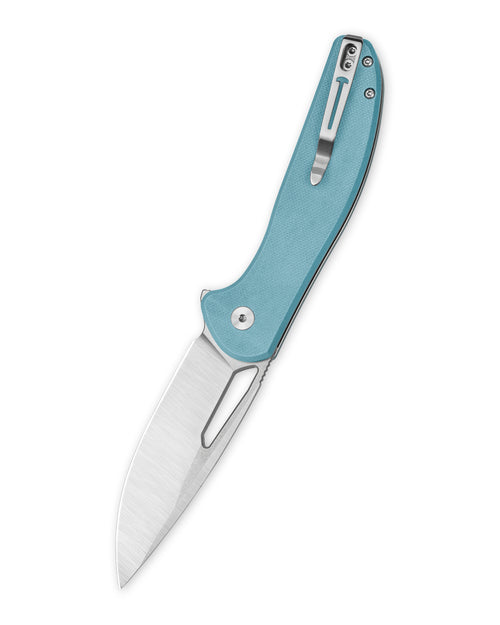 Bestechman Whalefin BMK18B D2 Blade G10 Handle Button Lock Folding Knife