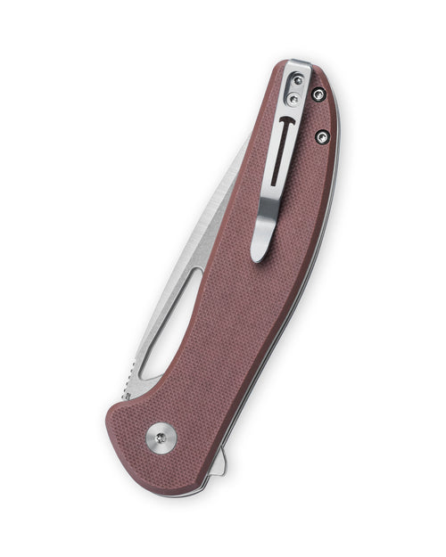 Bestechman Whalefin BMK18C D2 Blade G10 Handle Button Lock Folding Knife