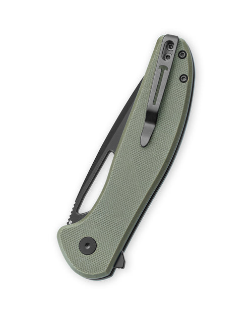 Bestechman Whalefin BMK18D D2 Blade G10 Handle Button Lock Folding Knife