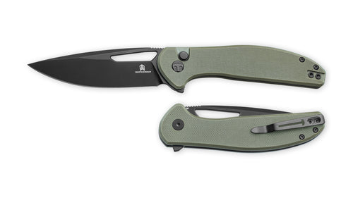 Bestechman Whalefin BMK18D D2 Blade G10 Handle Button Lock Folding Knife