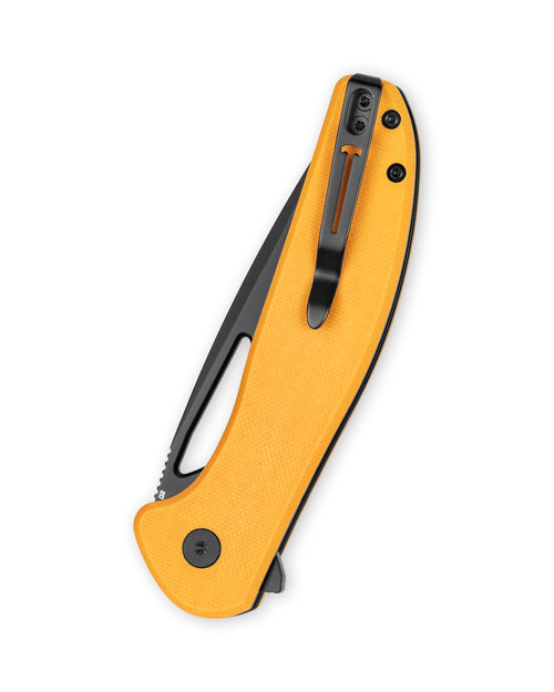 Bestechman Whalefin BMK18E D2 Blade G10 Handle Button Lock Folding Knife