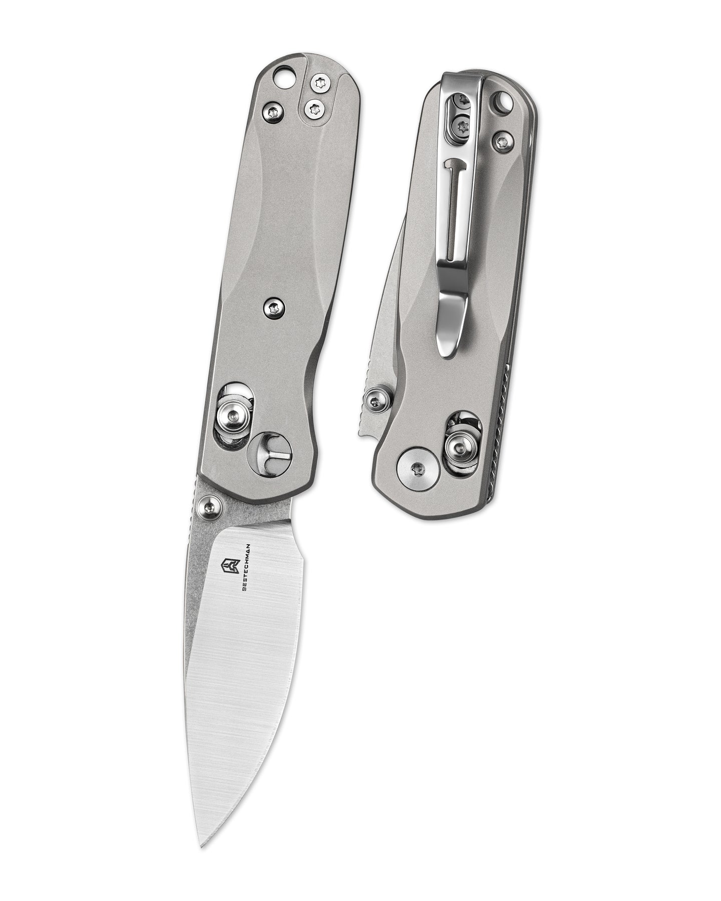Bestechman Sprite BMK21A M390 Blade Titanium Handle Crossbar Lock Folding Knife