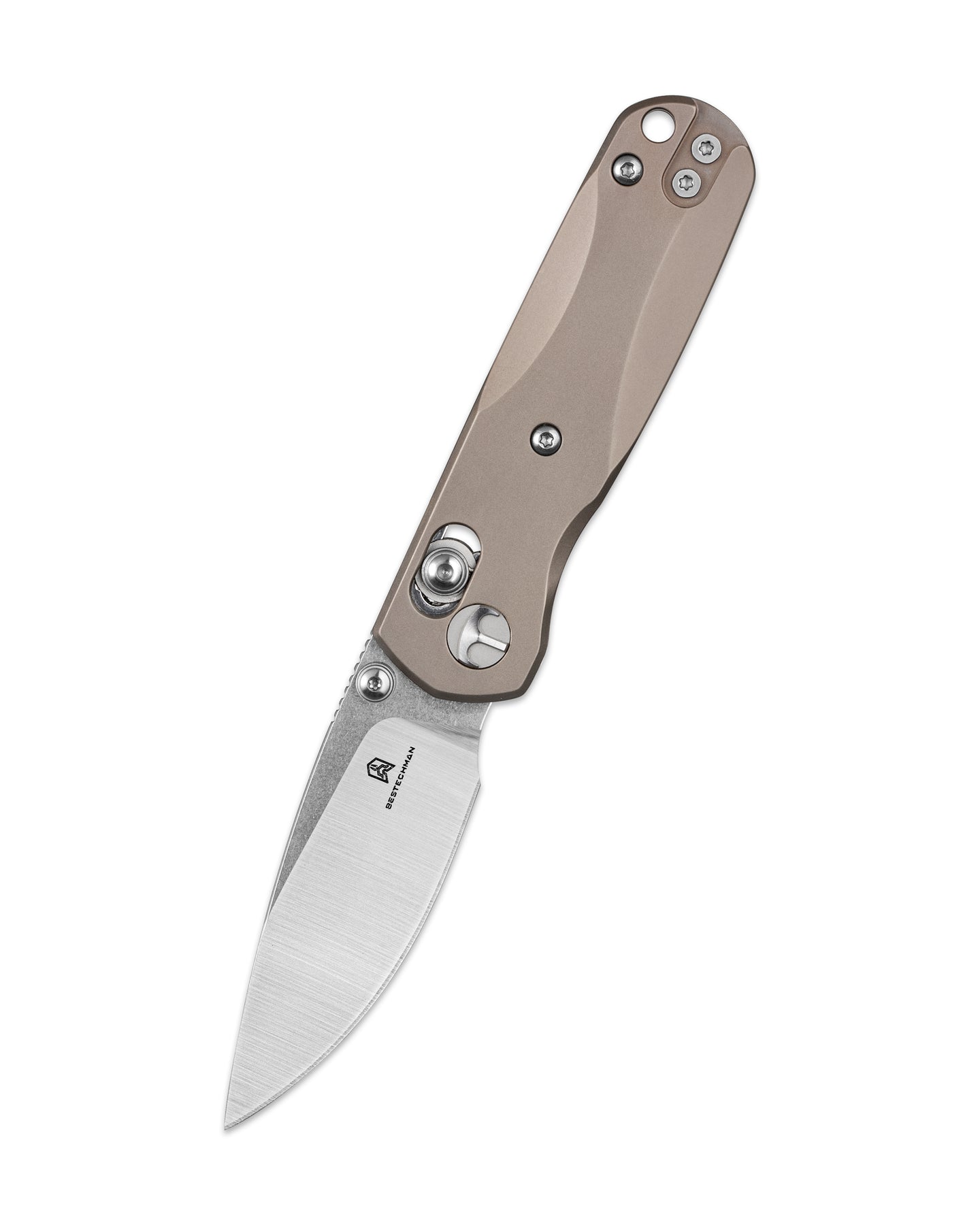 Bestechman Sprite BMK21B M390 Blade Titanium Handle Crossbar Lock Folding Knife