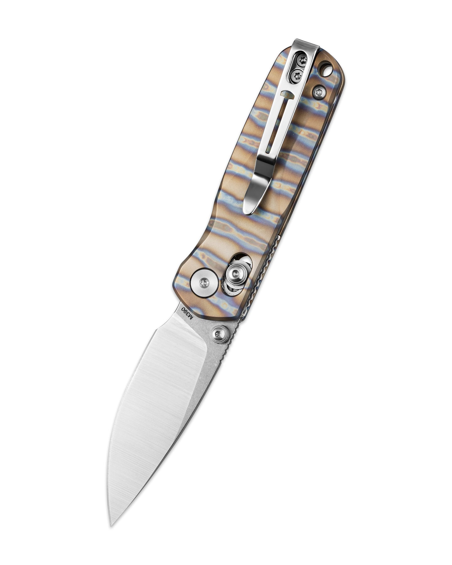 Bestechman Sprite BMK21C M390 Blade Titanium Handle Crossbar Lock Folding Knife