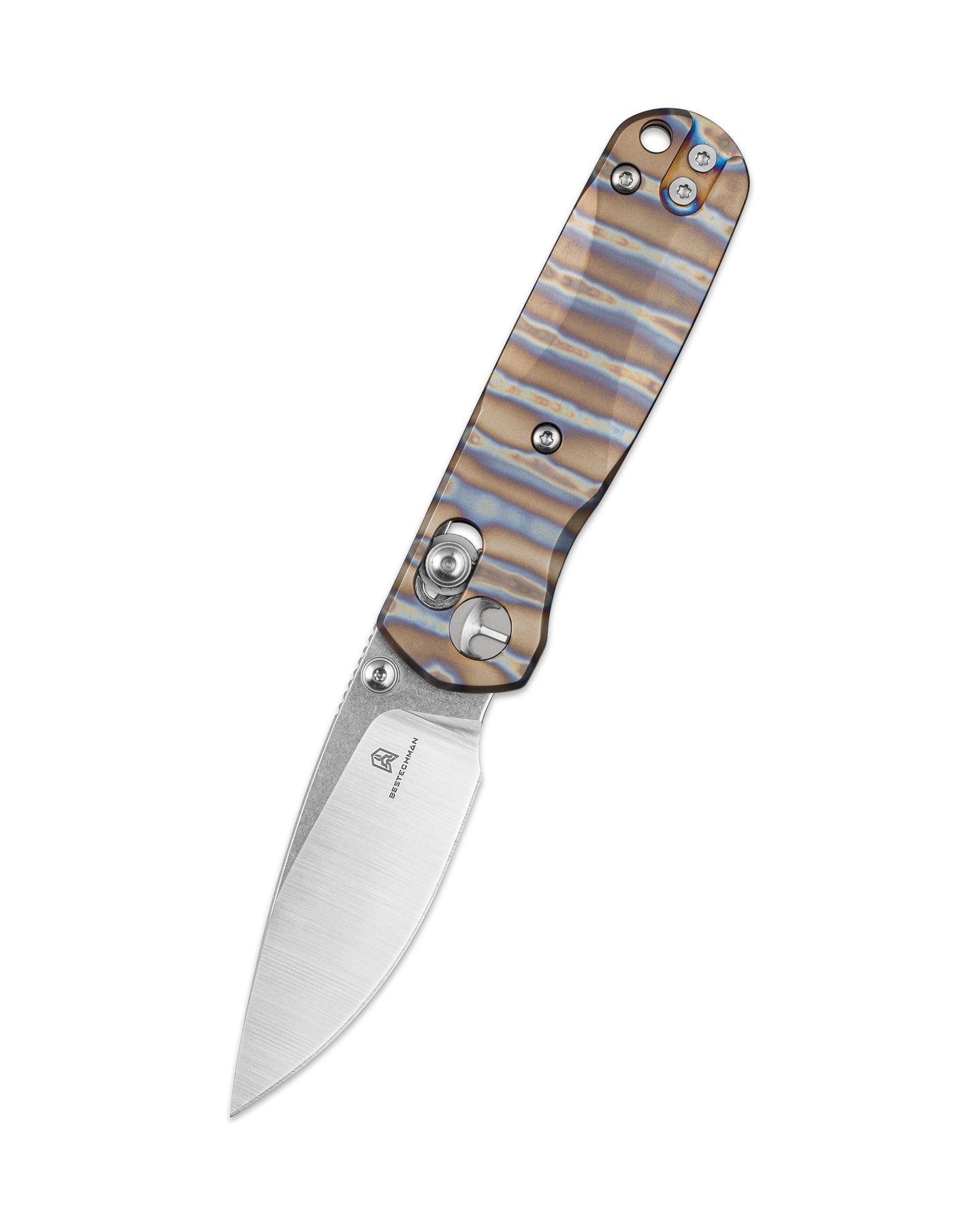 Bestechman Sprite BMK21C M390 Blade Titanium Handle Crossbar Lock Folding Knife