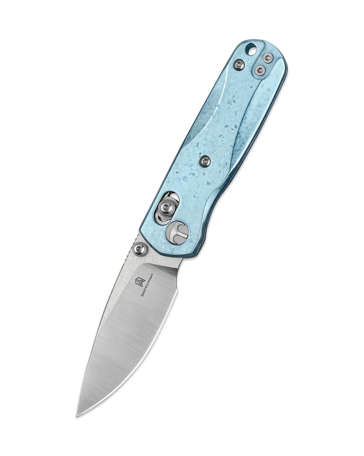 Bestechman Sprite BMK21G M390 Blade Crystallized Titanium Handle Crossbar Lock Folding Knife