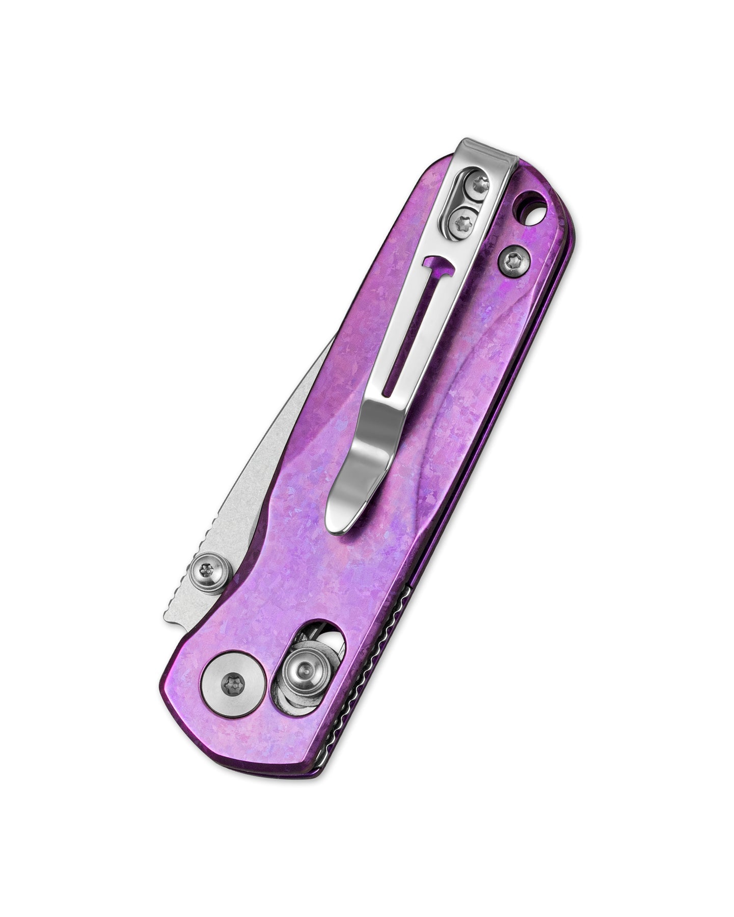 Bestechman Sprite BMK21H M390 Blade Crystallized Titanium Handle Crossbar Lock Folding Knife