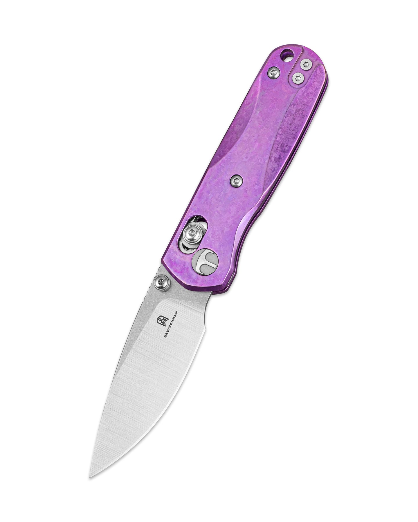 Bestechman Sprite BMK21H M390 Blade Crystallized Titanium Handle Crossbar Lock Folding Knife