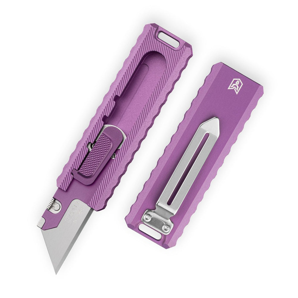 Bestechman Slide BMK23C Stainless Steel Blade Aluminum Handle Step Lock Utility Knife