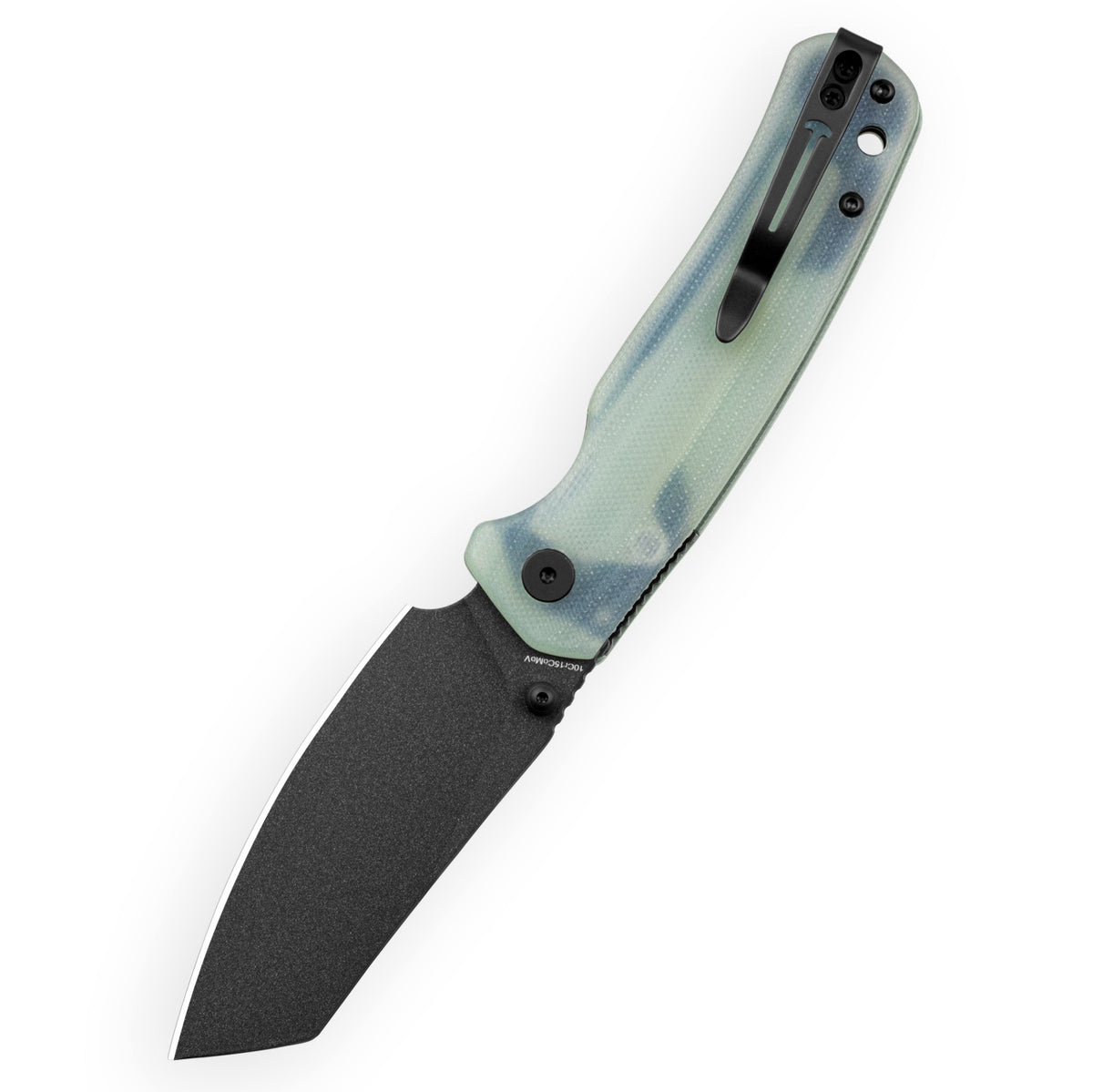 Bestechman Cicada's Wing-TL BMK24A 10Cr15CoMoV Blade Jade G10 Handle Top Liner Lock Folding Knife