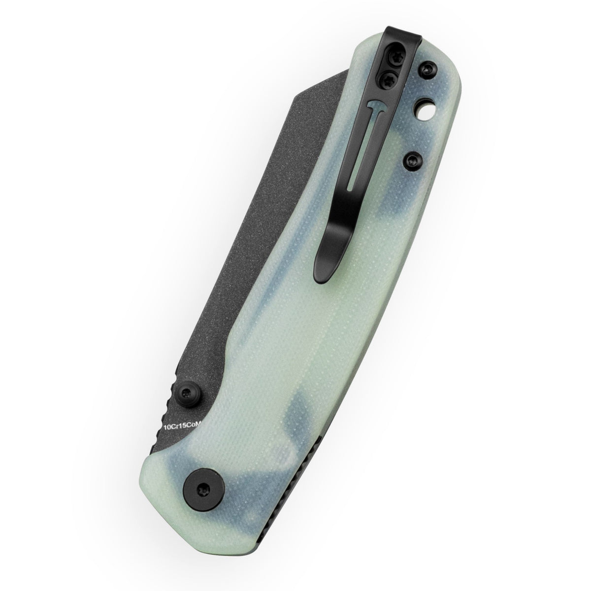 Bestechman Cicada's Wing-TL BMK24A 10Cr15CoMoV Blade Jade G10 Handle Top Liner Lock Folding Knife