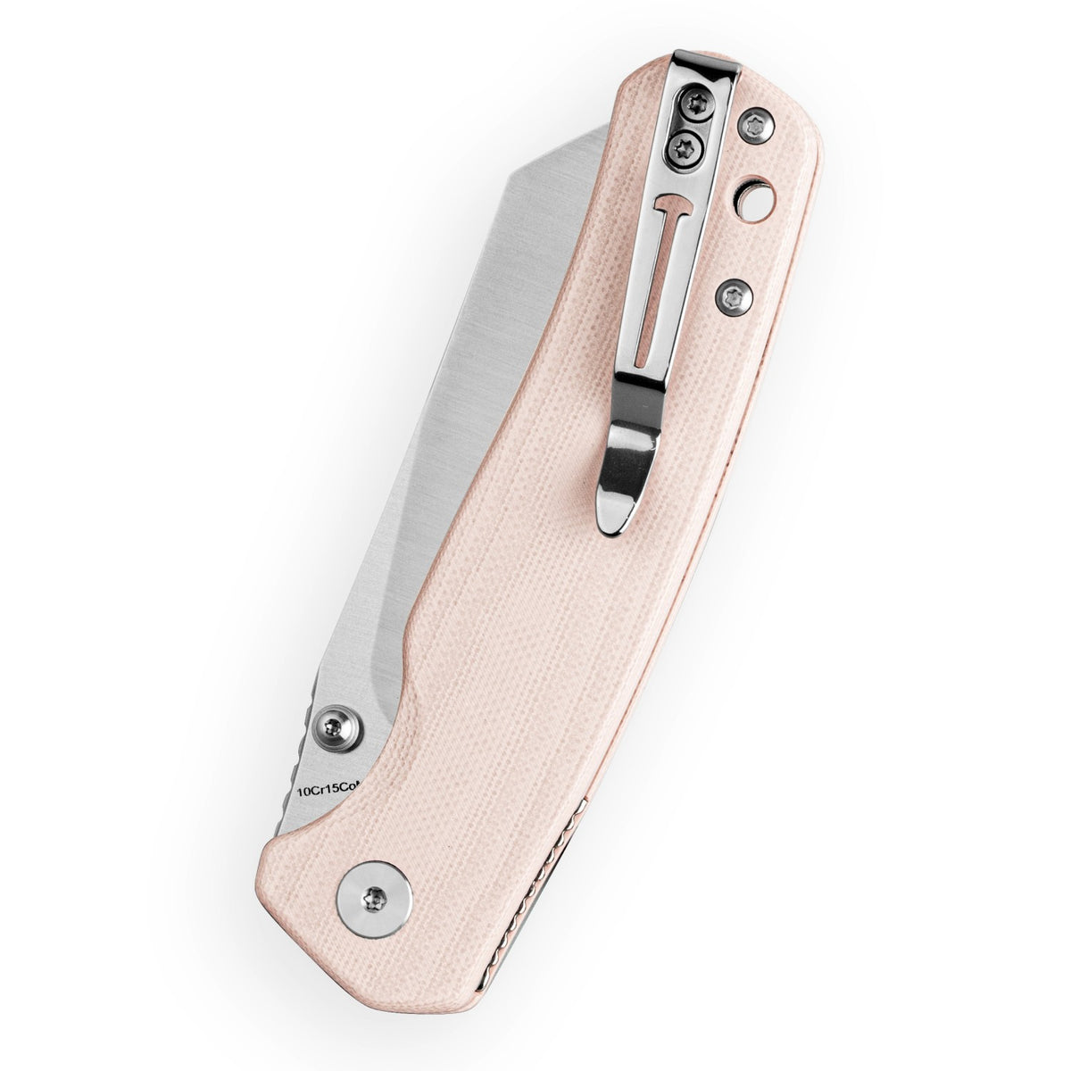 Bestechman Cicada's Wing-TL BMK24C 10Cr15CoMoV Blade Champagne G10 Handle Top Liner Lock Folding Knife